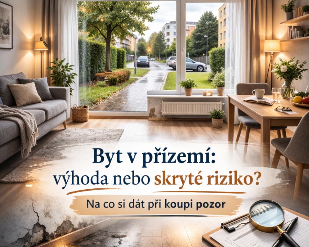 Byt v přízemí: výhoda nebo skryté riziko?